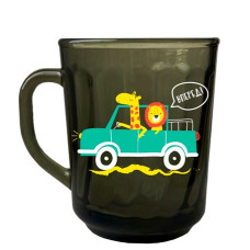 чашка Kvarta 250мл. димка "Вперед (машинка)" в подар. кор.  3104  (15)