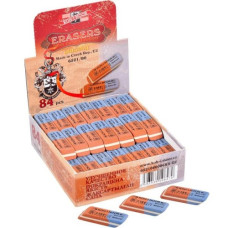 гумка K-I-N 6521/80 комбінована червоно/синя (уп.-84шт.) Blue Star  (84/672)