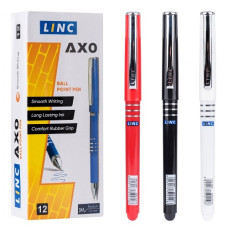 ручка Linc кульк. масл. AXO синя 1,0мм.  412082  (12/72/1728)
