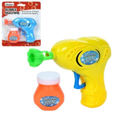 пістолет з мильними бульбашками 13,5см. механічний, запаска 6см., на бліст. 17х20х4см.  99016  (72)