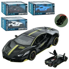 машинка Автосвіт мет. інерц. 15,5см., 1:32, зв,св.,відч. двері, капот, в кор. 18х9х9см. АР-1812 (24)