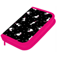 пенал Class на блискавці 1 від., 2 відвороти "Cats"  25203С