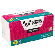 рушник паперовий Сніжна панда Optima листовий двошаровий 150арк.  (28)
