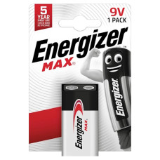 батарейка Energizer Max 6LR61 9V крона на бліст.  (1/12)