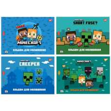 альбом YES на скобі 12арк./100гр., з перфорацією "Minecraft"  130595  (8/192)