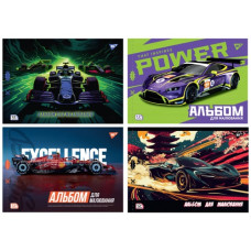 альбом YES на скобі 12арк./100гр., з перфорацією "Sport car"  130602  (8/192)