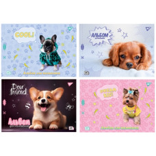 альбом YES на скобі 20арк./100гр., з перфорацією "Dogs"  130603  (4/128)