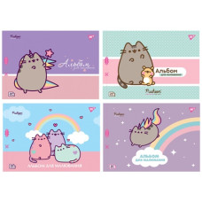 альбом YES на скобі 20арк./100гр., з перфорацією "Pusheen"  130589  (4/128)