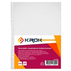 файл Krok Universal А4 / 30мкр. прозор.  KR-2030  (100/4000)