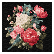 картина за номер. Ідейка 30х30см. "Букет життя"  КНО5181