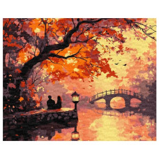 картина за номер. Ідейка 40х50см. "Осіння ідилія"  КНО6368
