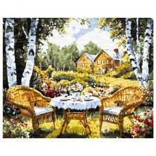 картина за номер. Ідейка 40х50см. "Дача мрії"  КНО6378