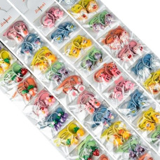 набір 2 гумки для волосся + шпилька на бліст.  WW02425  (10/100/4000)