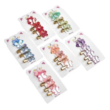 набір 2 гумки для волосся + 3 шпильки на бліст.  WW02180  (12/1200)