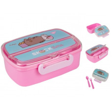 контейнер для їжі YES 750мл. "Pusheen" з приладдям  708161  (12)