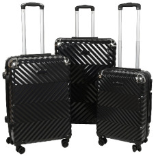 набір валіз полікарбонатних 3шт. 20"/24"/28''  R42139-BK  (1)