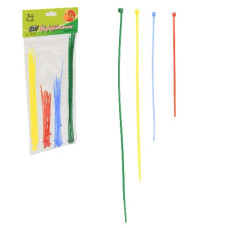 хомут пластиковий "Color" 40шт./уп., 12/15/20/25см.  R37648-C  (900)