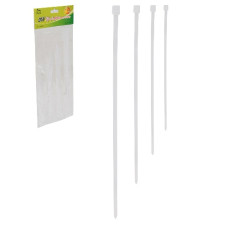 хомут пластиковий "White" 40шт./уп., 12/15/20/25см.  R37648-W  (900)