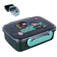 контейнер для їжі YES 420мл. "Demon Slayer" зелений  708273  (12)