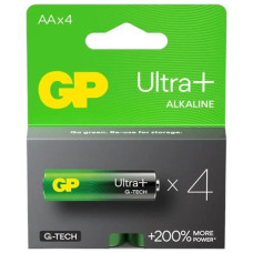 батарейка GP Ultra Plus Alkaline LR 6  1x4 бліст.  (4/40/320)