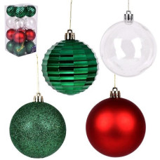 кульки ялинкові в кор. 8см. 16шт.  9790  (16/192)