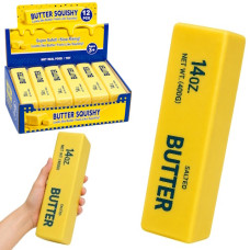 іграшка-антистрес сквіш Butter масло жовте велике 23х4,5см.  712349  (12/144)