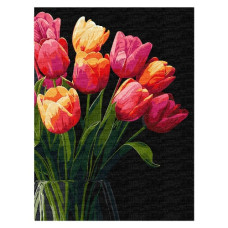 картина за номер. Ідейка 30х40см. "Аромат тюльпанів"  КНО3279