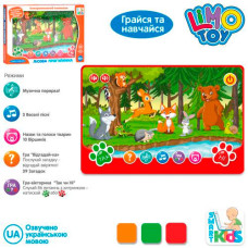 планшет навч. 20х14см., муз., звук (укр), на батар. в кор. 20,5х14х2см.  SK 0036 ABC  (72)