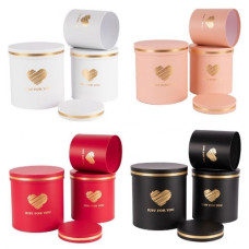 набір подарункових коробок "Just for You" 3шт. (20х19,5см. + 18х17,5см. + 15х14,5см.)  W3681