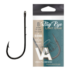 гачки VA Big Eye Light Game №8, 10шт./уп.  VA-BELG-S59B-8-10