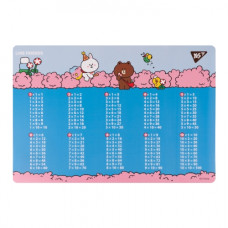 підкладка для столу YES "Line Friends Together" таблиця множення  492254  (10)