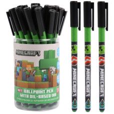 ручка YES "Minecraft" кульк. синя 0,7мм.  412173  (24/288/864)