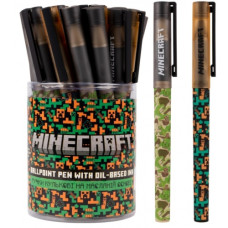 ручка YES "Minecraft" кульк. синя 0,7мм.  412148  (24/288/864)