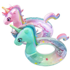 плотик надувний Єдиноріжка блискуча 70см. (без бренду)  6511  (150)