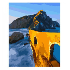 картина за номер. Strateg 40х50см. "Фантастичні скелі"  GS722  (43)