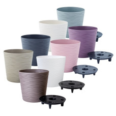 горщик для квітів Алеана "Ф'южн" зі вставкою низький 20х18см.