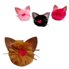 брелок хутряний голова кішки  025  (12)