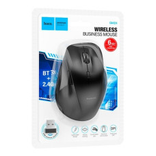 миша Hoco бездротова Mystic six-button dual-mode business wireless mouse  GM24