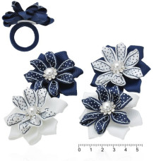 гумка-бант для волосся 5,5см.  1006-13190А (014524)  (12)