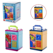 скарбничка-сейф електронна, світло, звук, в кор. 15х14,5х21см.  DSM-6650  (24)