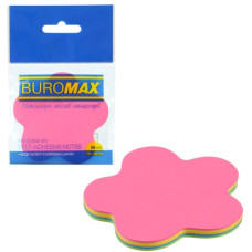 блок з клейким шаром Buromax "Квітка" 50арк.  ВМ.2368-99  (24/576)