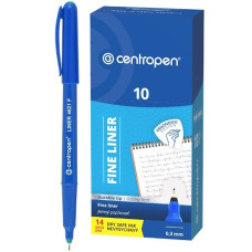 маркер Centropen 4621 лінер зелений 0.3мм.  (10/200)