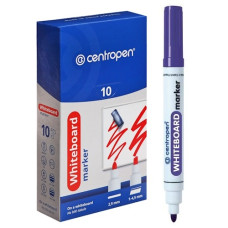 маркер Centropen 8559 для магнітноі дошки круглий фіолетовий  (10/200)