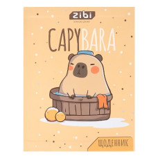 щоденник Zibi  Capybara А5+/40арк., інтегр. обкл., мат. лам.  ZB.13912  (10)
