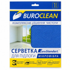 серветка BuroClean EuroStandart для підлоги мікрофібра 50х60см.  10200154  (1/100)