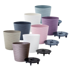 горщик для квітів Алеана "Ф'южн" зі вставкою низький 12х11см.