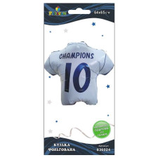 кулька фольгована Pelican Футболка Champions 65см.  836024