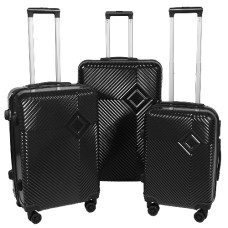 набір валіз полікарбонатних 3шт. 20"/24"/28''  R42135-BK  (1)