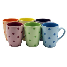 кухоль порцеляновий 330мл. Горох МІХ тех. упак.  KW 106  (6/36)