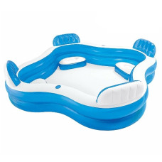 басейн сімейний з 4-ма спинками-сидіннями 882л. 229х229х66см. в кор. 46х40х13см.  56475  (2)